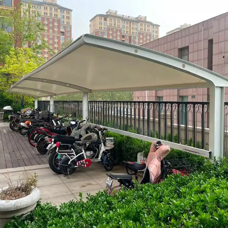 张家川膜结构电动车棚